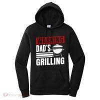 Warning DadS Grilling FatherS Day Graphic Women's Hoodie thumb 0