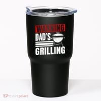 Warning DadS Grilling FatherS Day Graphic Tumbler thumb 0