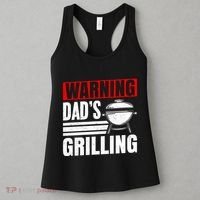 Warning DadS Grilling FatherS Day Graphic Women's Tank Top thumb 3