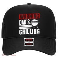 Warning DadS Grilling FatherS Day Graphic Hat thumb 0
