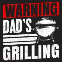 Warning DadS Grilling FatherS Day Graphic Hat thumb 2