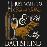 Wine Dachshund Great Gift Bucket Hat thumb 4