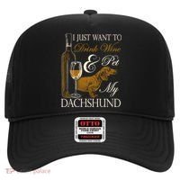 Wine Dachshund Great Gift Hat thumb 0