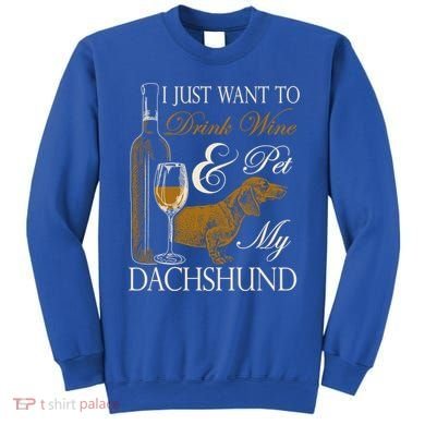 Wine Dachshund Great Gift Sweatshirt