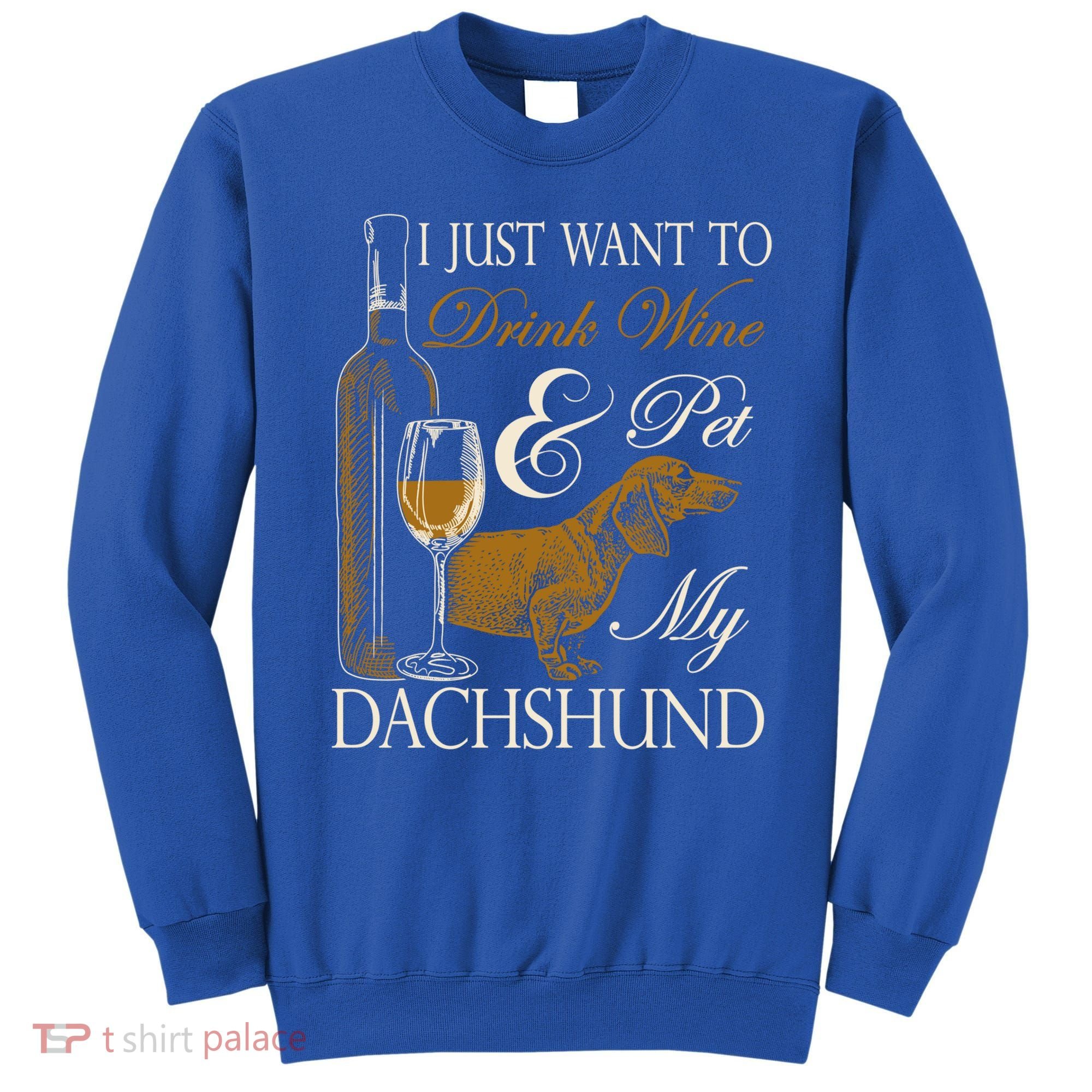 Wine Dachshund Great Gift Sweatshirt