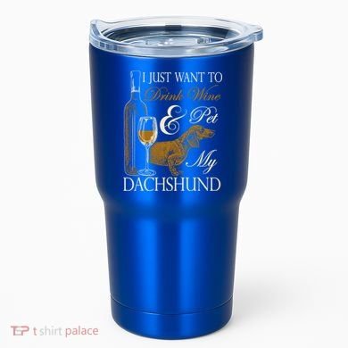 Wine Dachshund Great Gift Tumbler