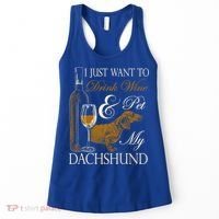Wine Dachshund Great Gift Women's Tank Top thumb 0