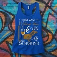 Wine Dachshund Great Gift Women's Tank Top thumb 3