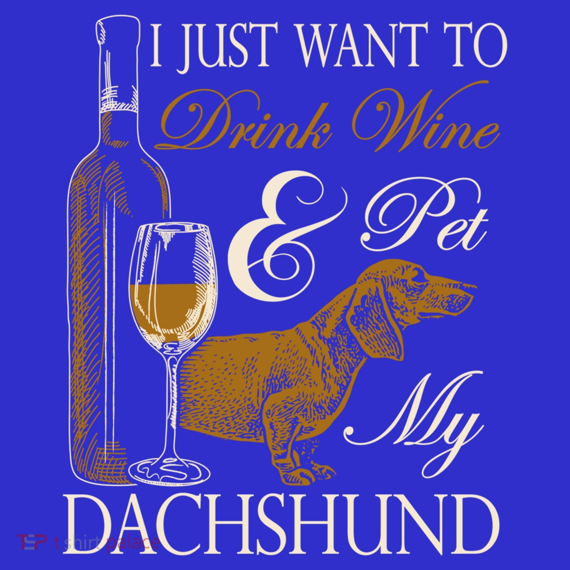 Wine Dachshund Great Gift Tank Top