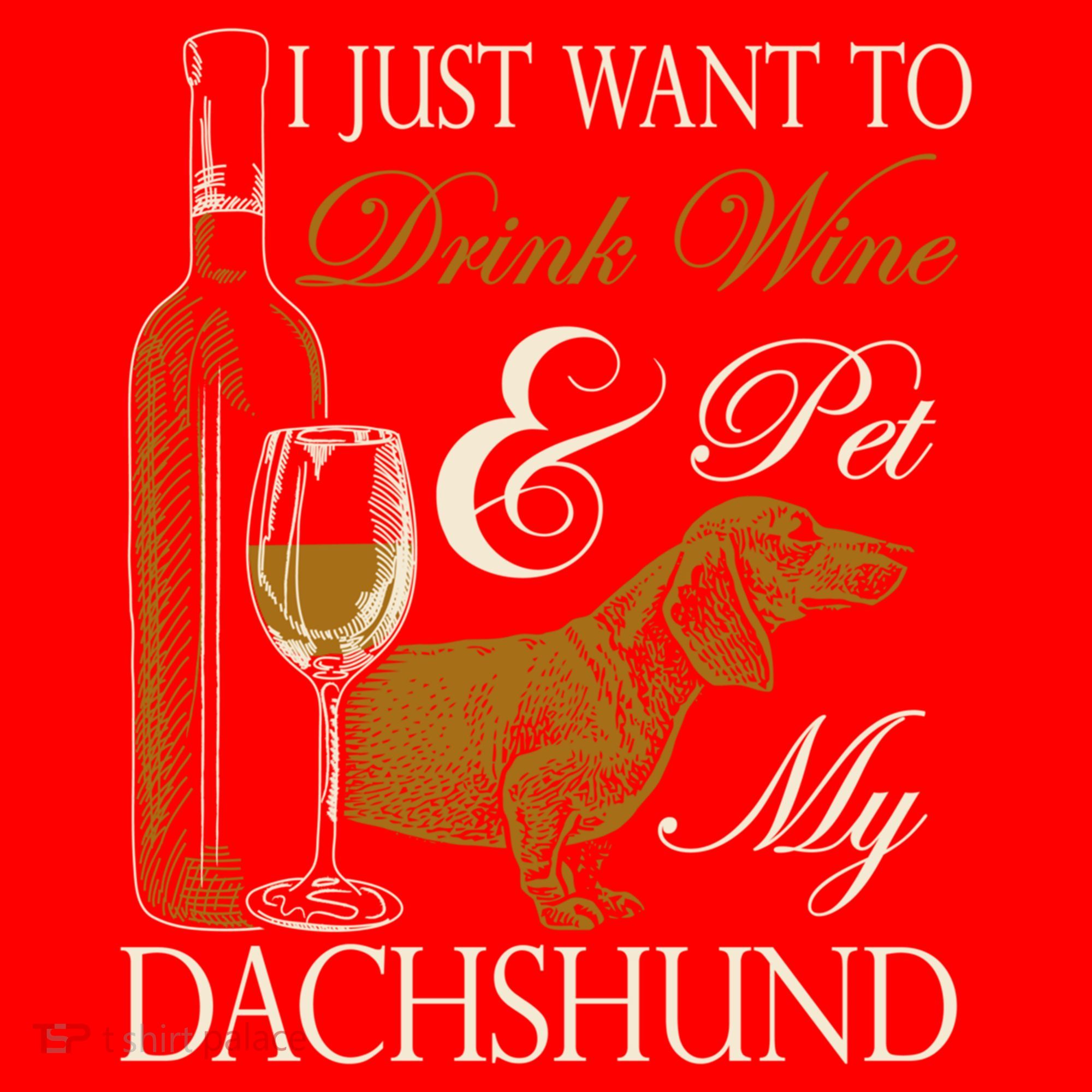 Wine Dachshund Great Gift Santa Hat