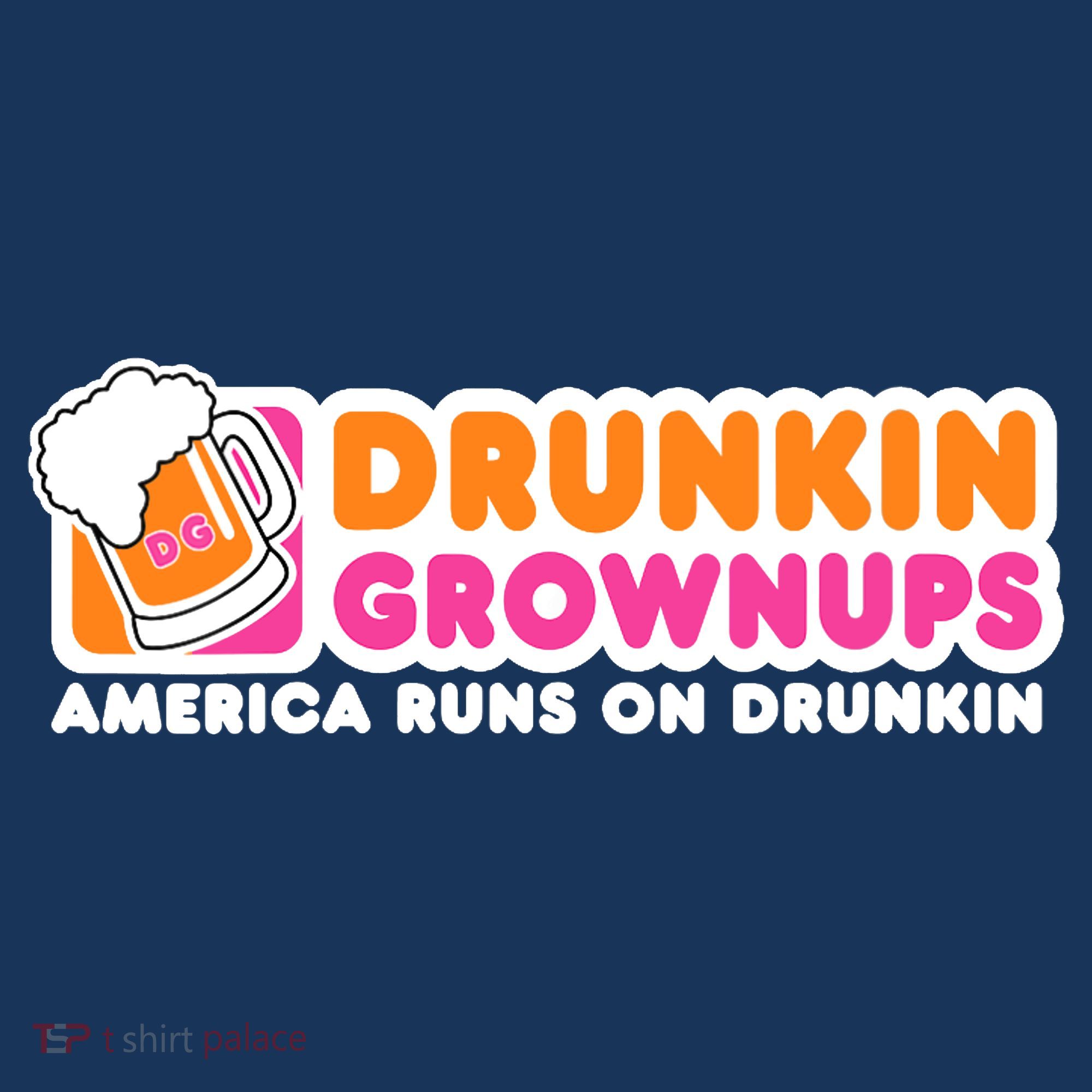 Wo Drunkin Grownups Adult Party Sarcastic Gift Drinking V-Neck Women's Tank Top