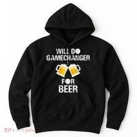 Will Do Gamechanger For Beer Funny Baseball Hoodie thumb 0