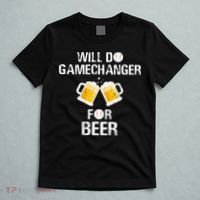 Will Do Gamechanger For Beer Funny Baseball T-Shirt thumb 5