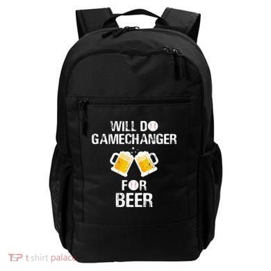 Will Do Gamechanger For Beer Funny Baseball Backpack