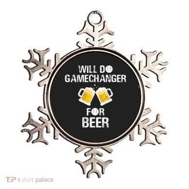 Will Do Gamechanger For Beer Funny Baseball Ornament