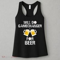 Will Do Gamechanger For Beer Funny Baseball Women's Tank Top thumb 3