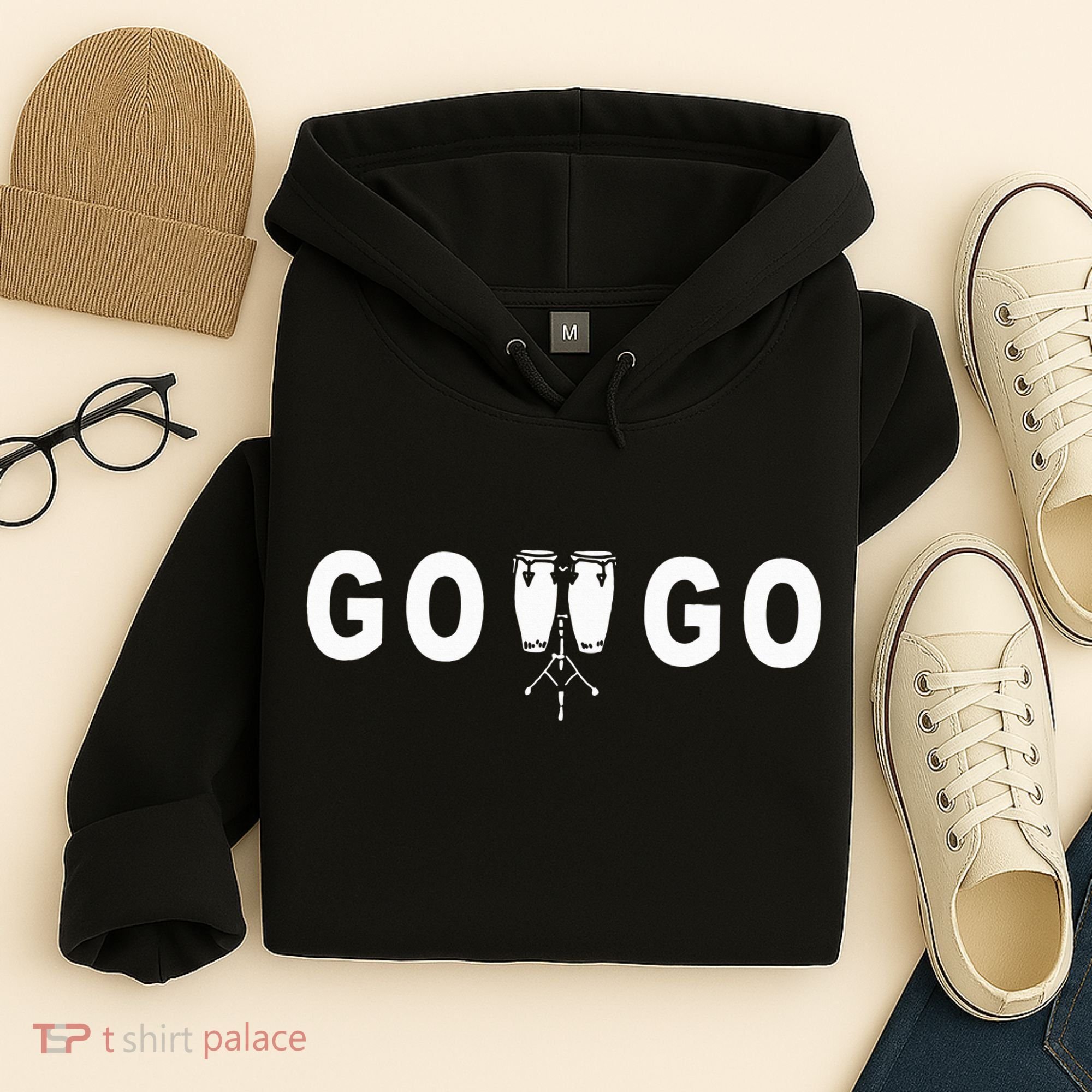 Washington Dc Go Go Conga Drums Hoodie