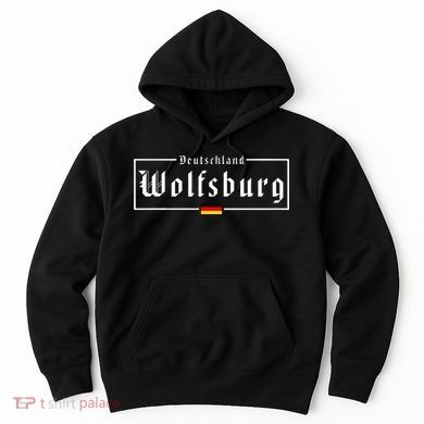Wolfsburg Deutschland Germany German Flag Hoodie