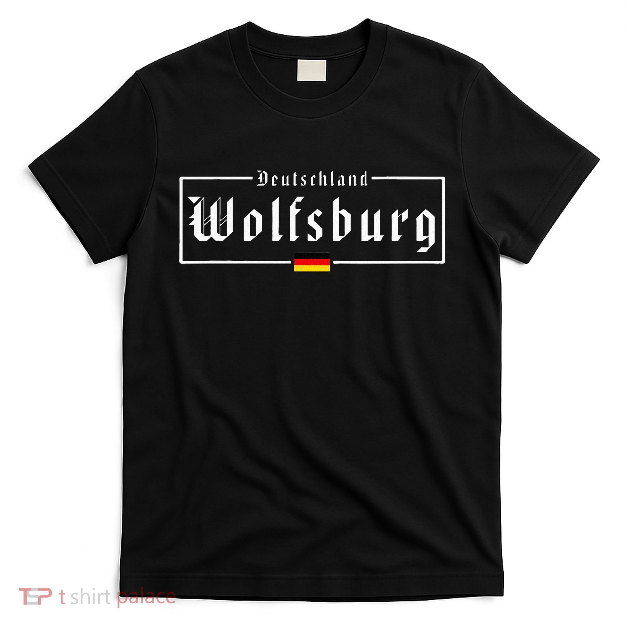 Wolfsburg Deutschland Germany German Flag T-Shirt