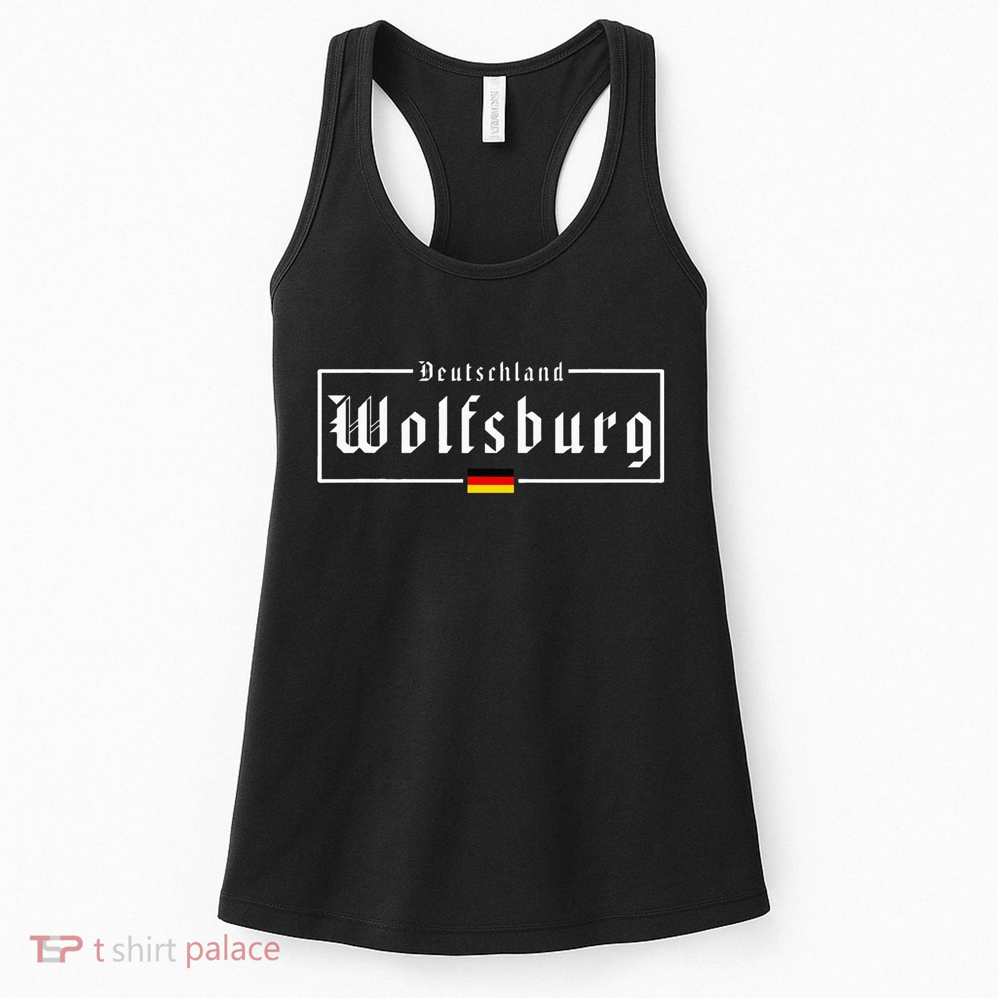 Wolfsburg Deutschland Germany German Flag Women's Tank Top