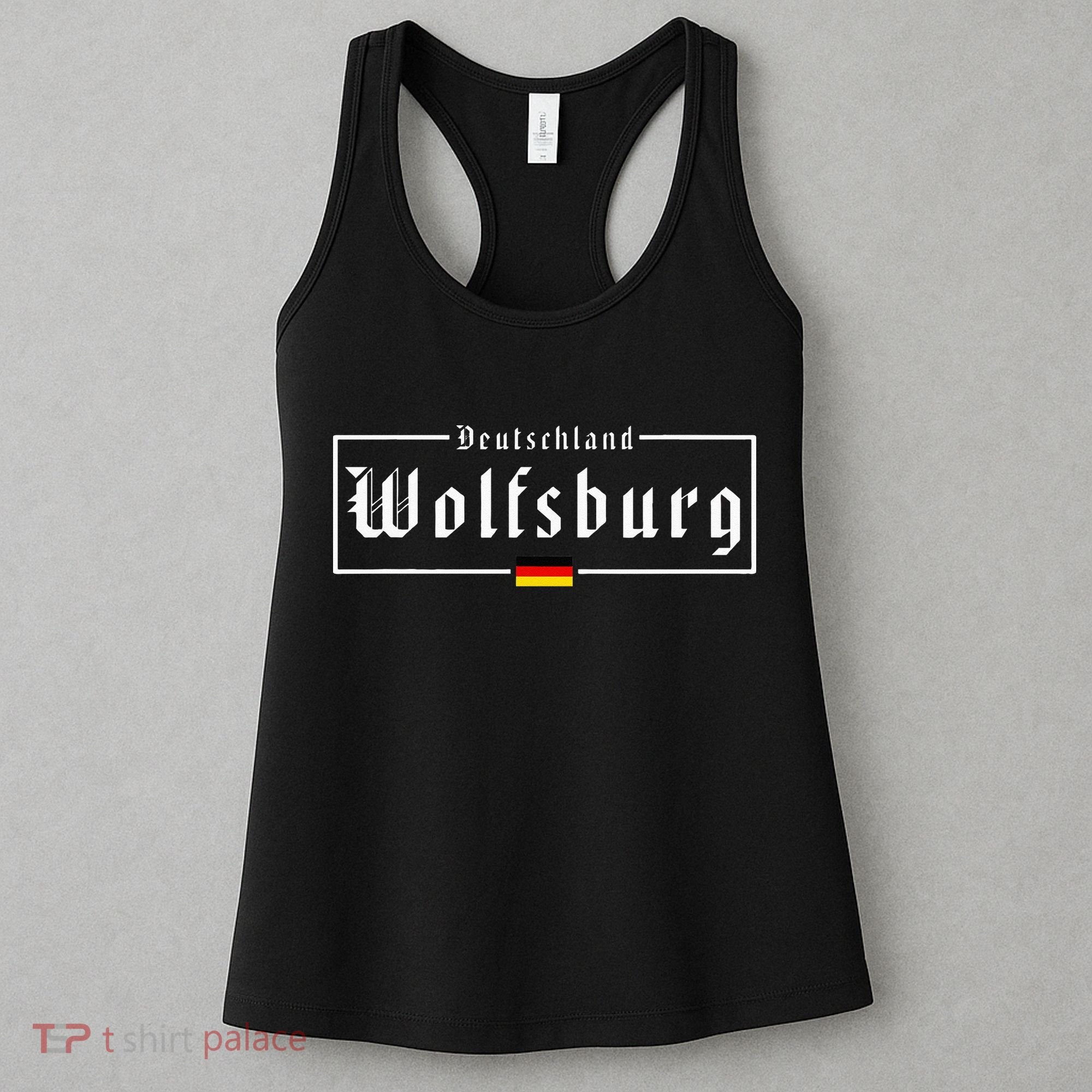 Wolfsburg Deutschland Germany German Flag Women's Tank Top