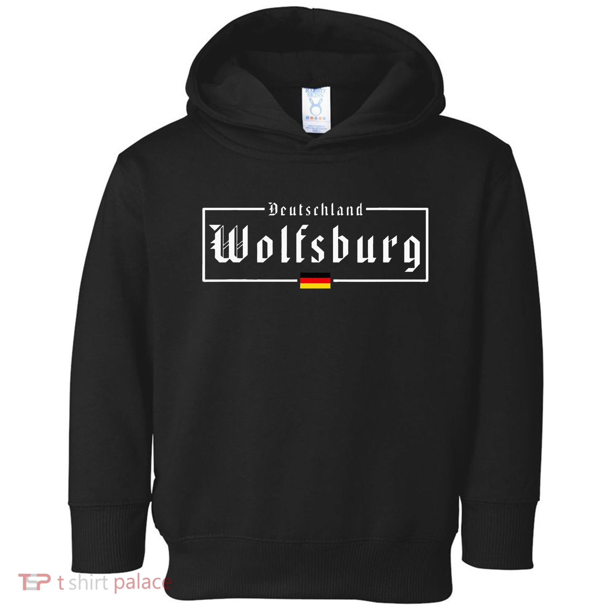 Wolfsburg Deutschland Germany German Flag Toddler Hoodie