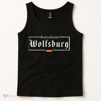 Wolfsburg Deutschland Germany German Flag Tank Top thumb 2