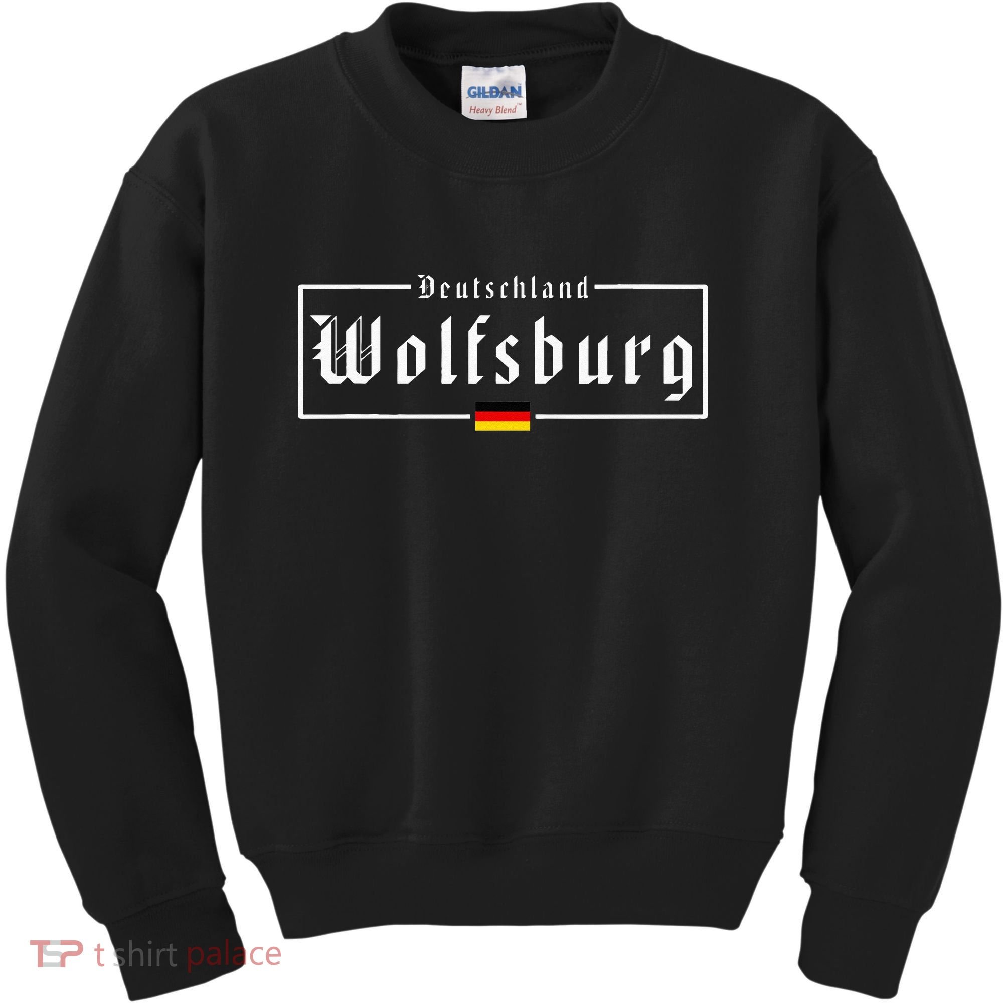 Wolfsburg Deutschland Germany German Flag Kids Sweatshirt