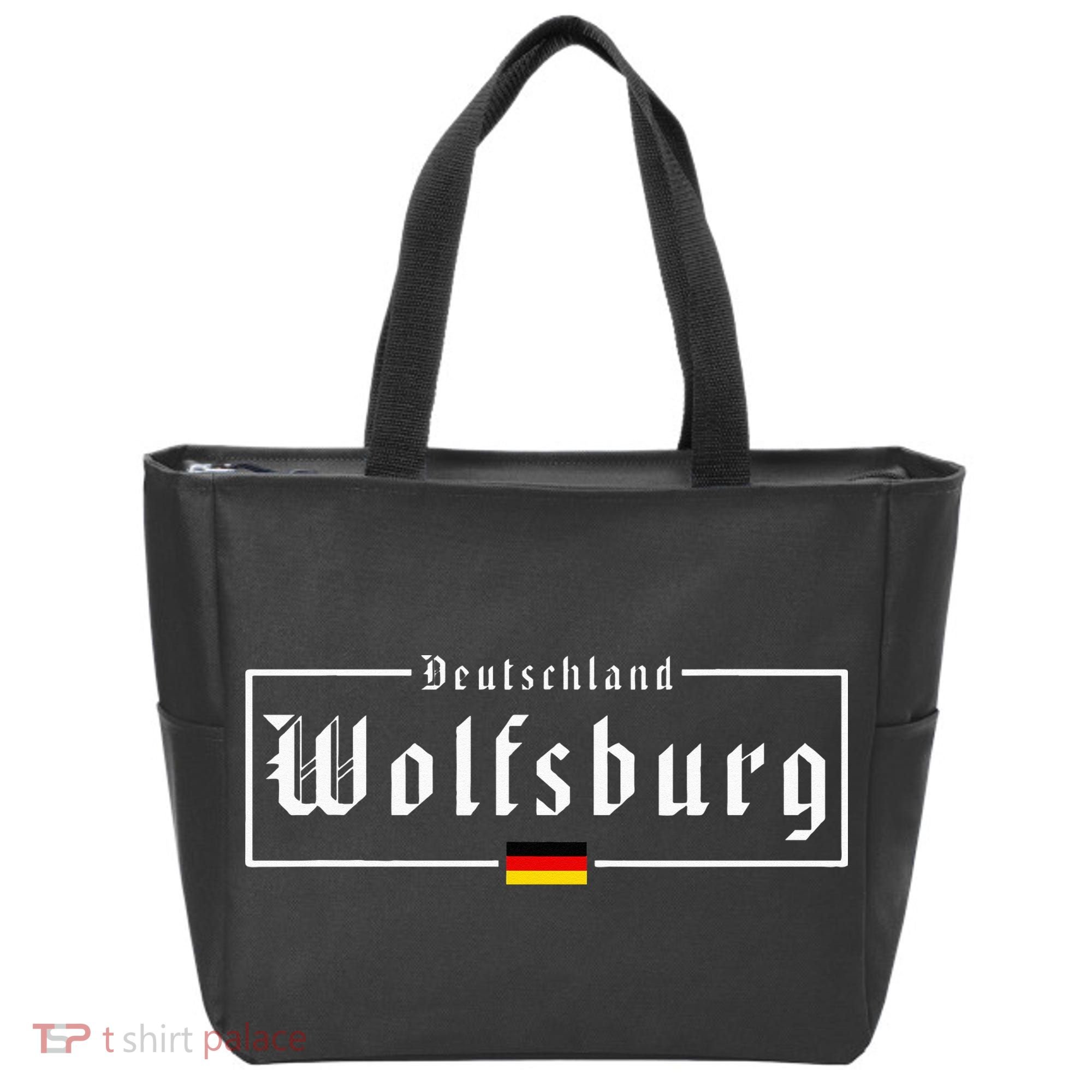 Wolfsburg Deutschland Germany German Flag Tote Bag