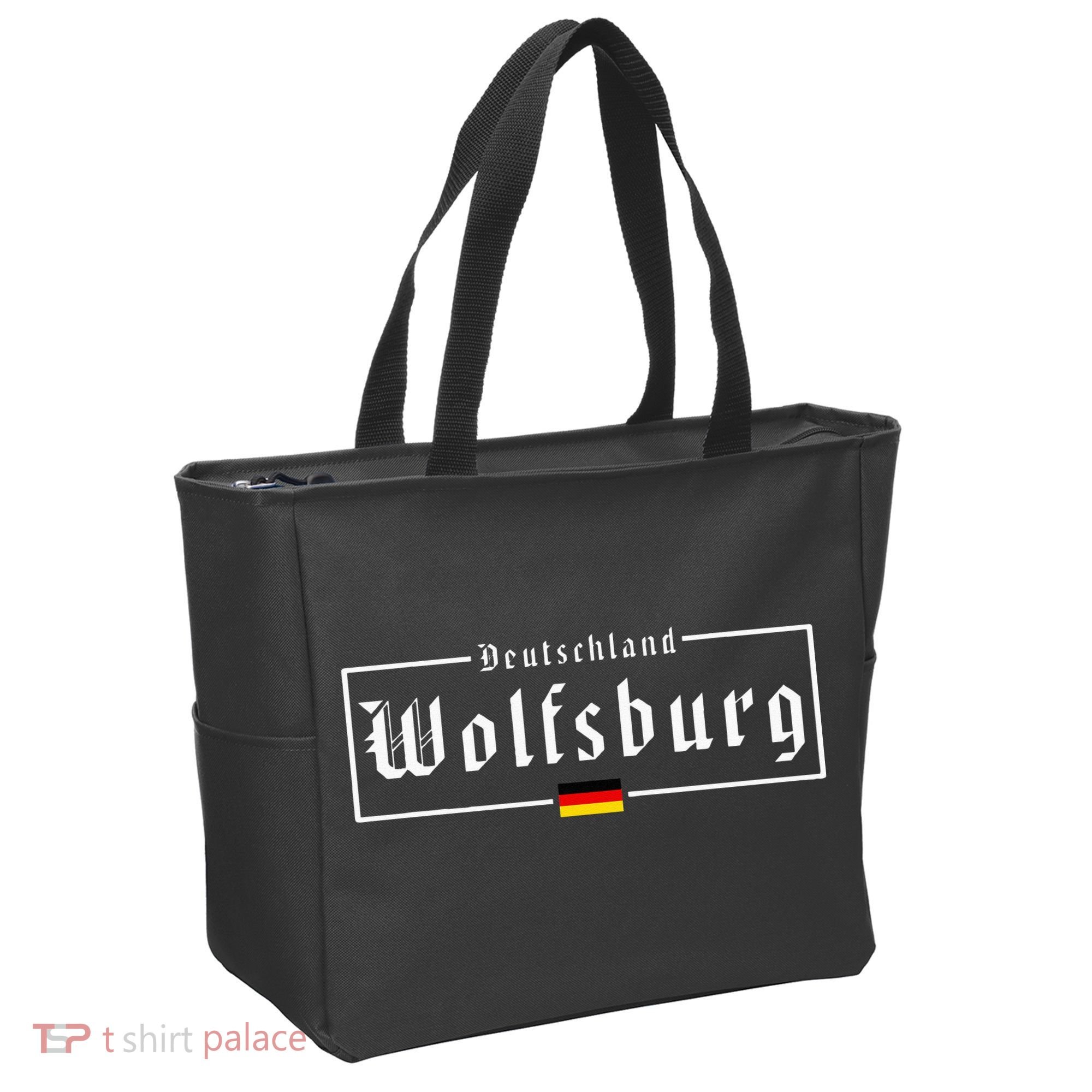 Wolfsburg Deutschland Germany German Flag Tote Bag