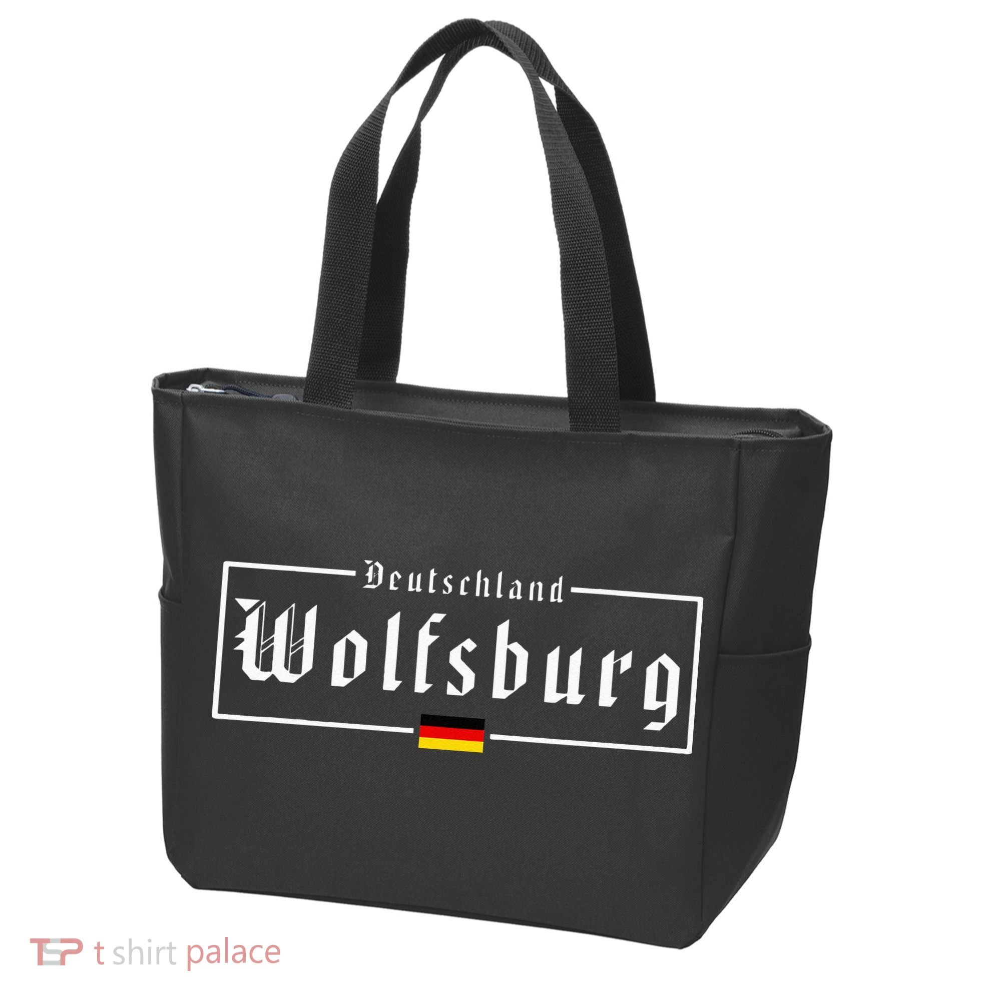 Wolfsburg Deutschland Germany German Flag Tote Bag