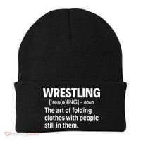 Wrestling Definition Great Gift Beanie thumb 0