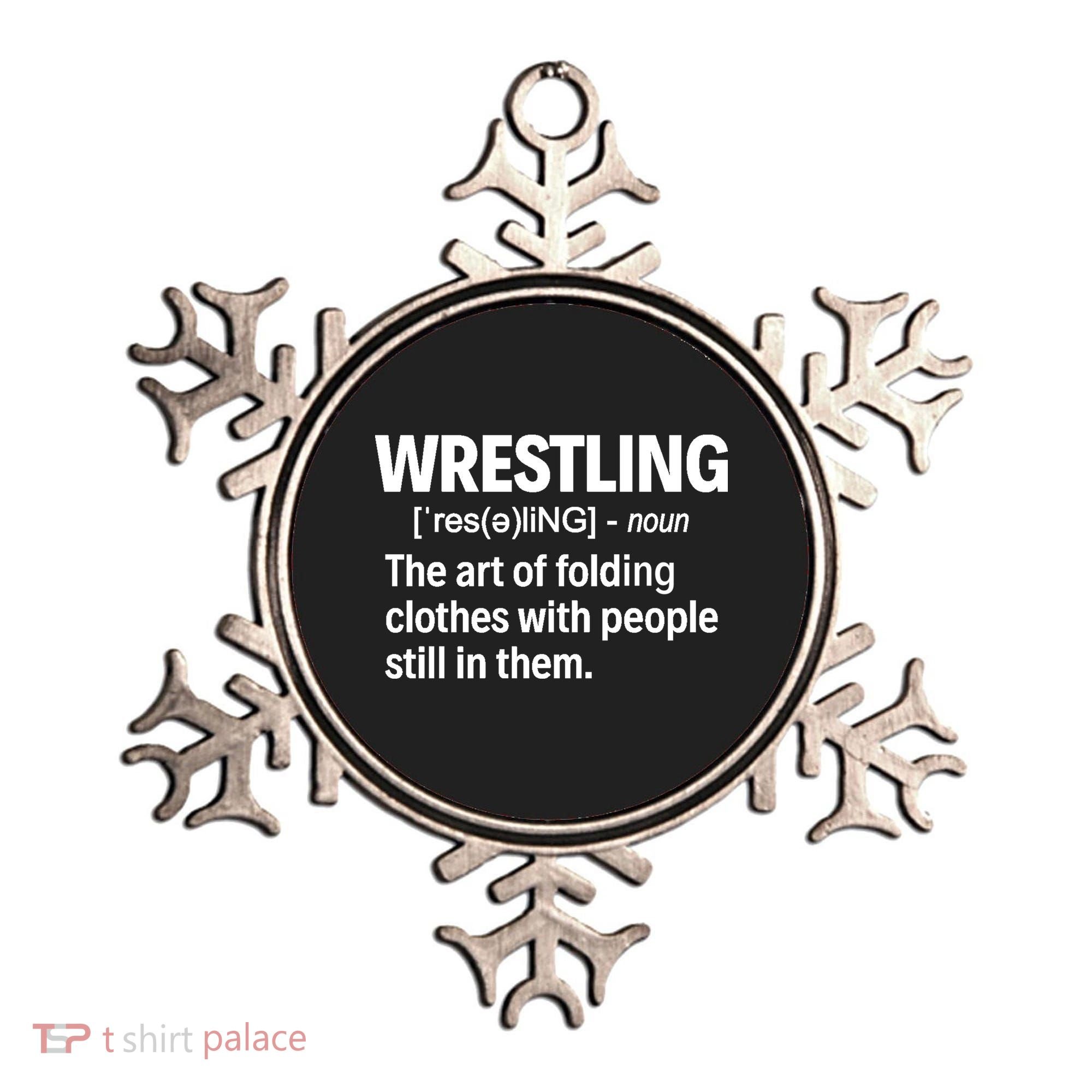 Wrestling Definition Great Gift Ornament