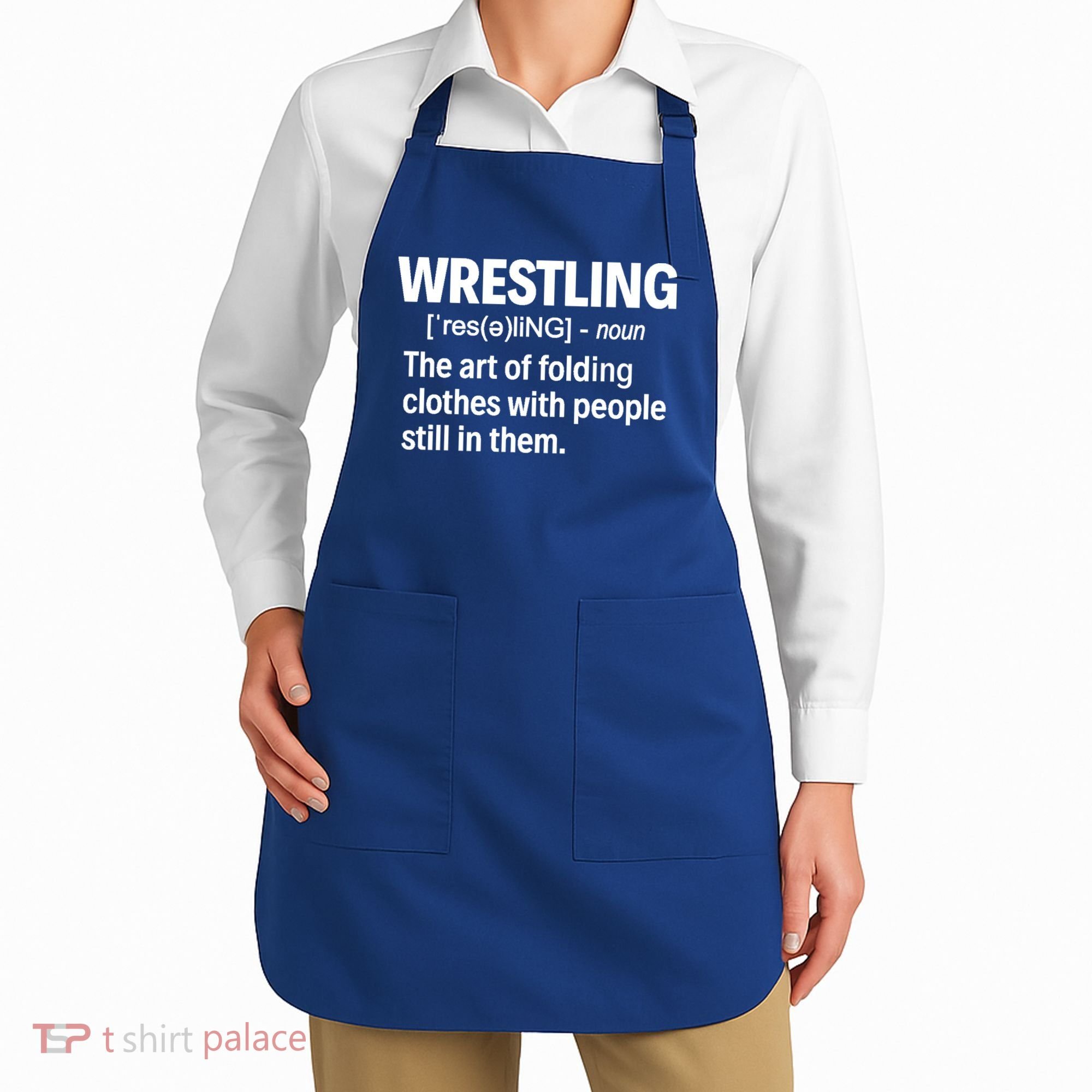 Wrestling Definition Great Gift Apron