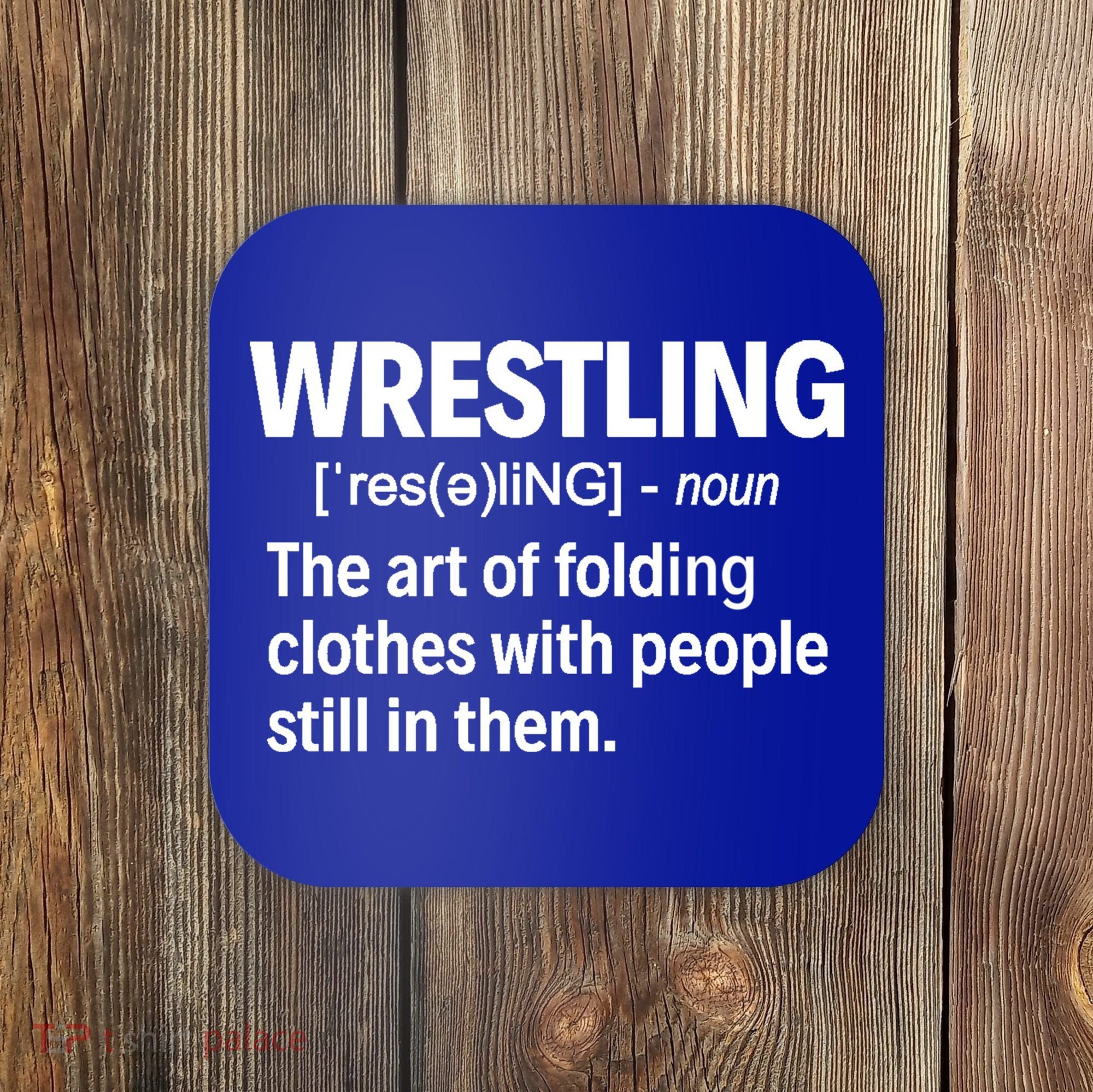 Wrestling Definition Great Gift Coaster