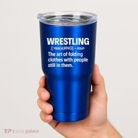 Wrestling Definition Great Gift Tumbler thumb 2