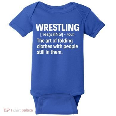 Wrestling Definition Great Gift Baby Bodysuit