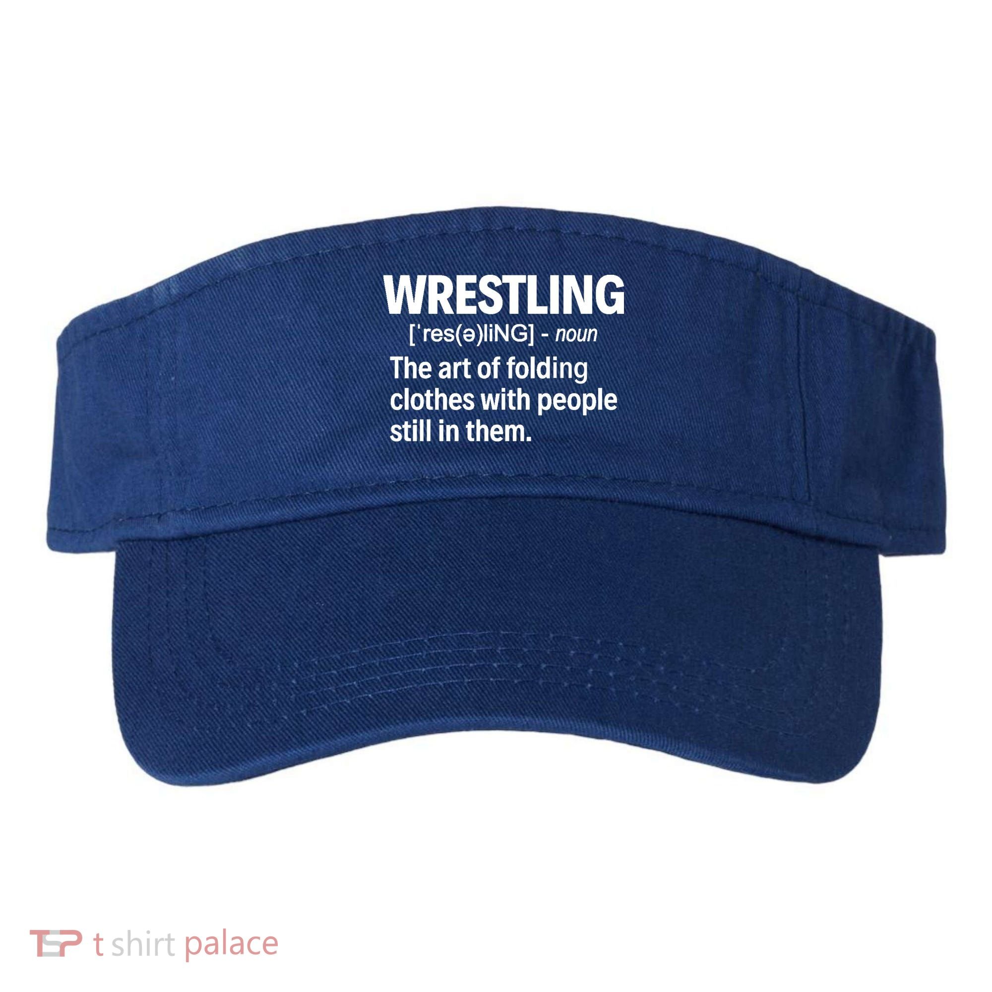 Wrestling Definition Great Gift Visor