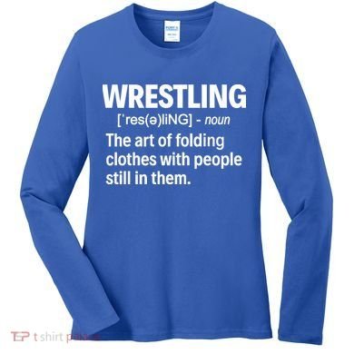Wrestling Definition Great Gift Women's Long Sleeve Shirt