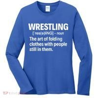 Wrestling Definition Great Gift Women's Long Sleeve Shirt thumb 0