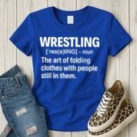 Wrestling Definition Great Gift Women's T-Shirt thumb 3