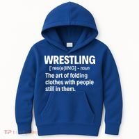 Wrestling Definition Great Gift Kids Hoodie thumb 0