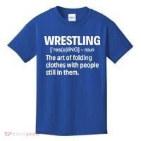 Wrestling Definition Great Gift Kids T-Shirt thumb 0