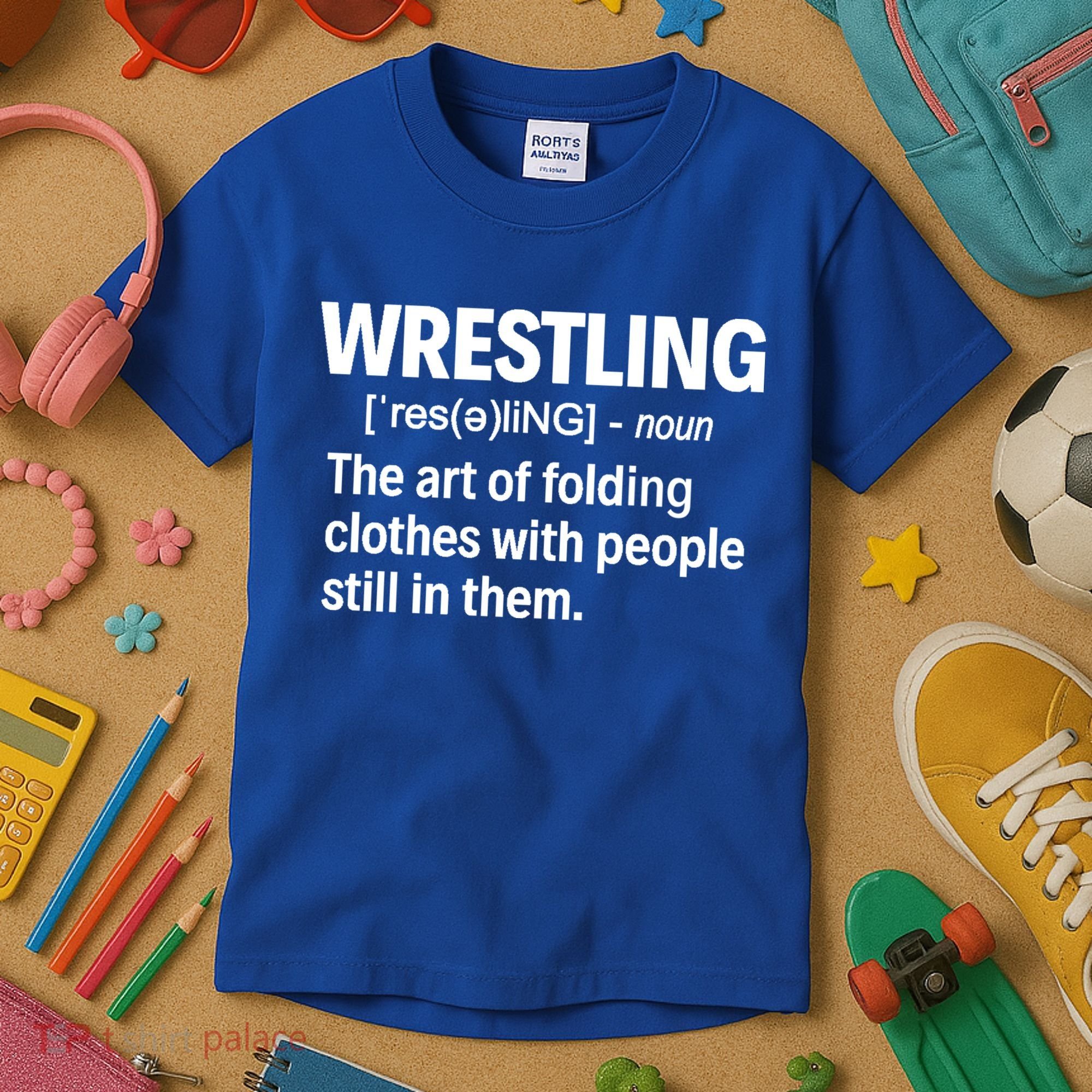Wrestling Definition Great Gift Kids T-Shirt