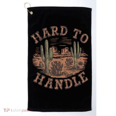 Western Desert Hard To Handle Golf Towel