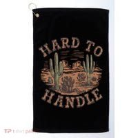 Western Desert Hard To Handle Golf Towel thumb 0