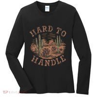 Western Desert Hard To Handle Women's Long Sleeve Shirt thumb 0