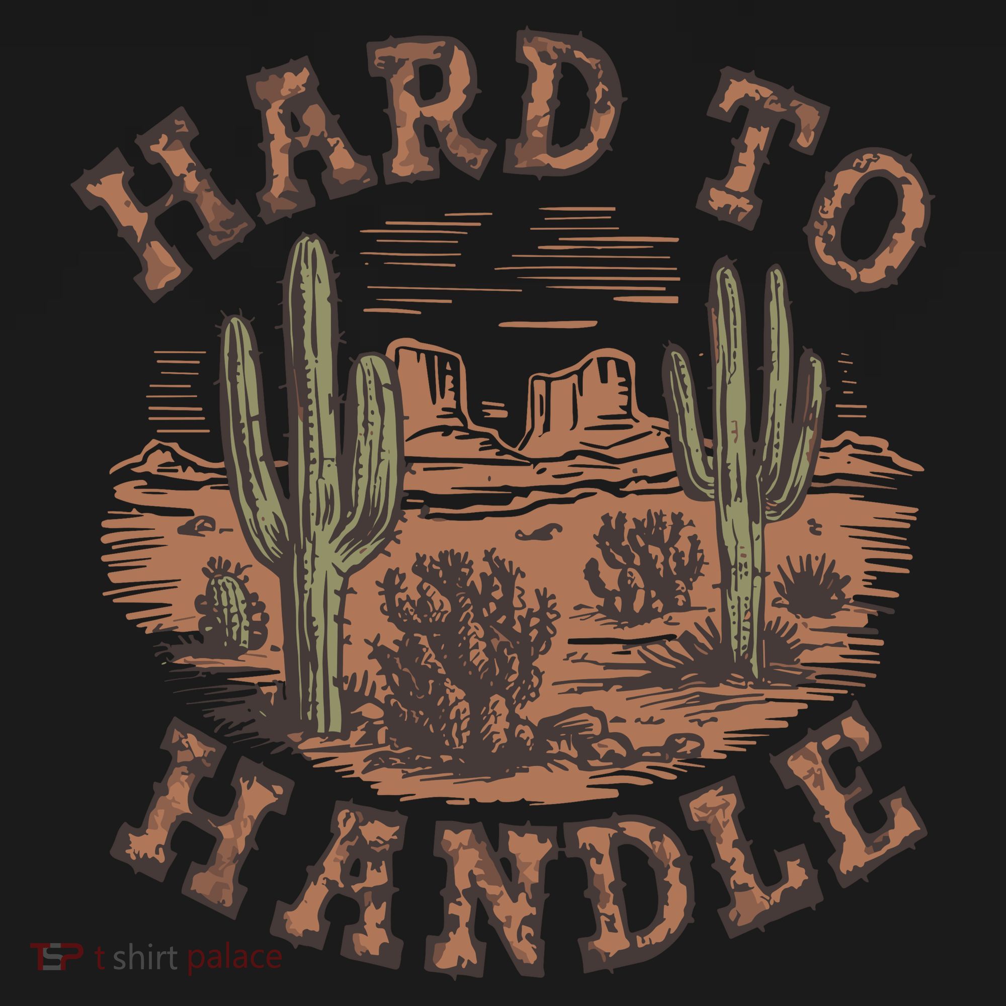 Western Desert Hard To Handle Kids Hoodie