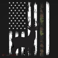 Whitetail Deer Hunting Hunter Gifts Buck Camo American Mousepad thumb 1