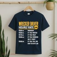 Wrecker Driver Hourly Rate Funny Wrecker Tow Truck Driver T-Shirt thumb 2